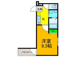 ﾌｼﾞﾊﾟﾚｽ浜寺諏訪森東Ⅱ番館の物件間取画像